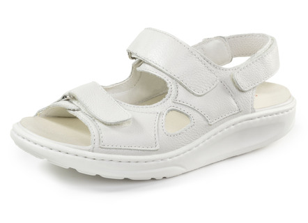 Sandal med kardborrknäppning från Waldläufer med avrullningsfunktion