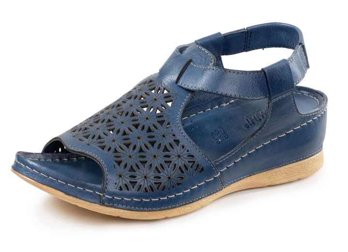 Damskor - Sandaler, i storlek 036 till 042, i färg BLAU Utsikt 1