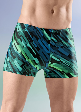 Schwab badshorts i högre boxform