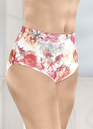Paket med fyra trosor med vacker blommig design