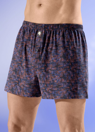 Fyrapack boxershorts med knappgylf