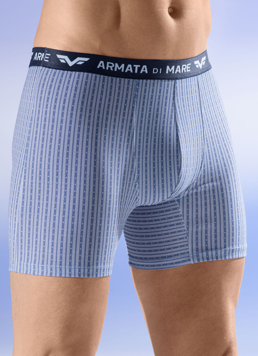Byxor & boxershorts - Tre paket byxor, i storlek 005 till 011, i färg 3X JEANSBLAU-WEISS