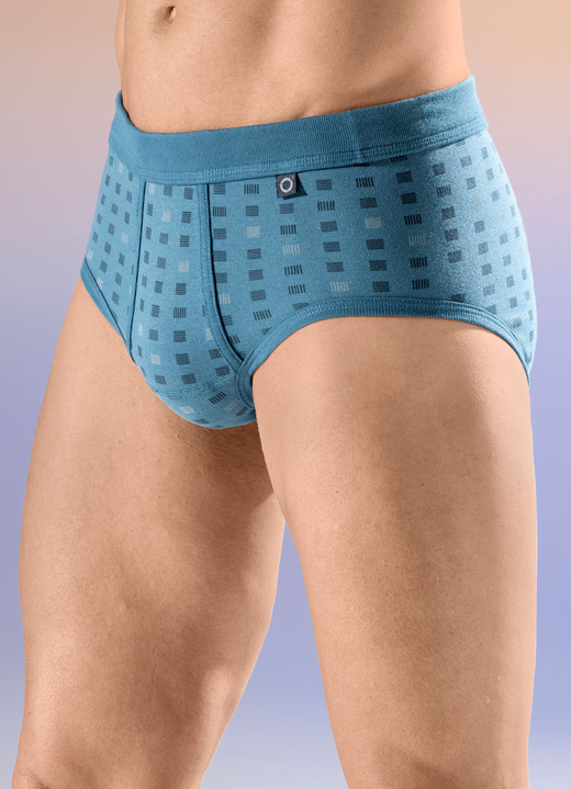 Underkläder - Pfeilring fyra-pack trosor med all-over design, i storlek 005 till 014, i färg 2X SMARAGD-BUNT, 2X NAVY-BUNT Utsikt 1