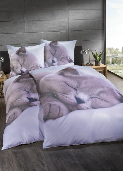 Påslakanset - Microfiber interlock sänglinne set, i storlek 112 (80/80 cm + 135/200 cm) till 115 (80/80 cm + 155/220 cm), i färg MULTICOLOR Utsikt 1