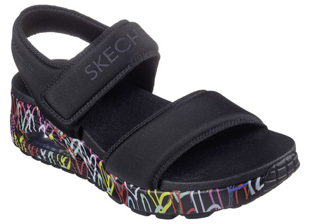 SKECHERS sandal av vadderat textilmaterial