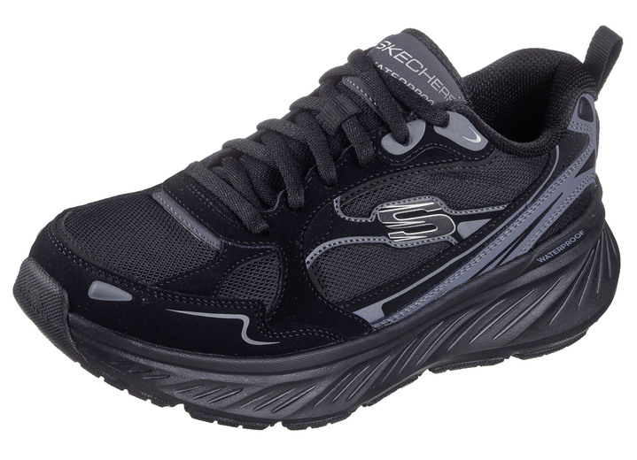 Damskor - SKECHERS, sportiga damsneakers, med klimatmembran, i storlek 036 till 041, i färg SCHWARZ Utsikt 1