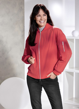 Blouson med 2-vägs dragkedja