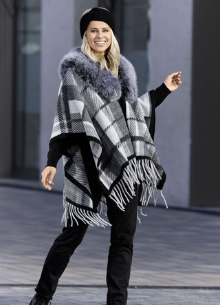 Poncho i en storlek