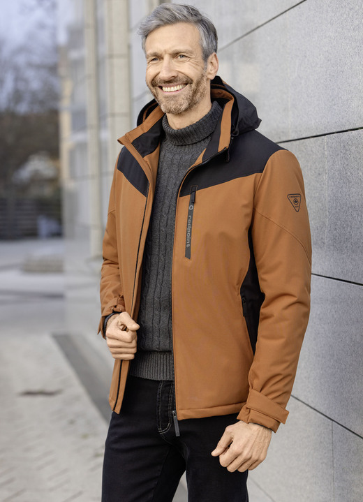 Red Point - Funktionsjacka från “Redpoint”, i storlek 3XL (58) till XXL (56), i färg RUST BRUNT-SVART