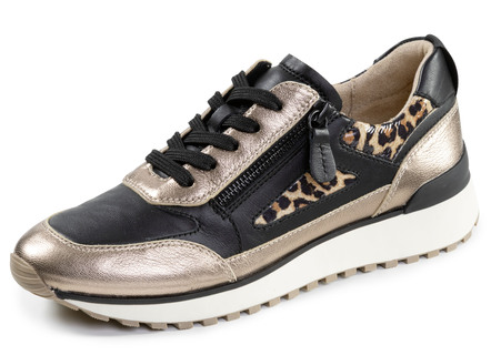 Caprice, trendiga damsneakers, vidd G, med uttagbar lädersula