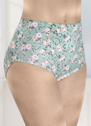 Fyrapack trosor med fin blommig design