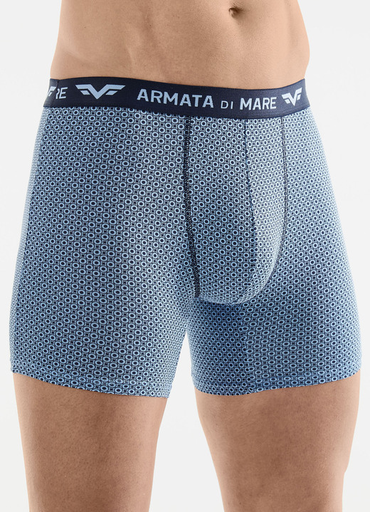 Byxor & boxershorts - Trepack byxor med resår i midjan, i storlek 005 till 011, i färg 3X BLAU-MARINE