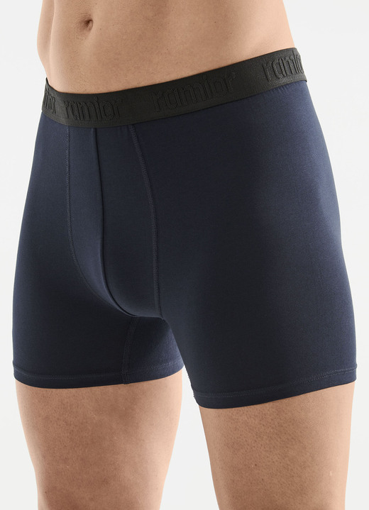 Byxor & boxershorts - Sexpack byxor med resår i midjan, i storlek 005 till 011, i färg 2X NAVY, 2X SCHWARZ, 2X GRAU MELIERT Utsikt 1