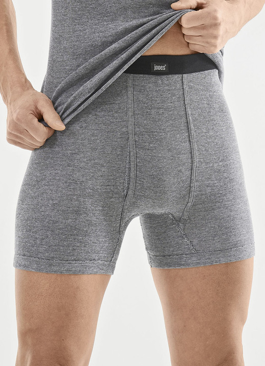 Underkläder - Fyrapack kalsonger med garnfärgad randig design, i storlek 005 till 014, i färg 4X SCHWARZ-WEISS Utsikt 1