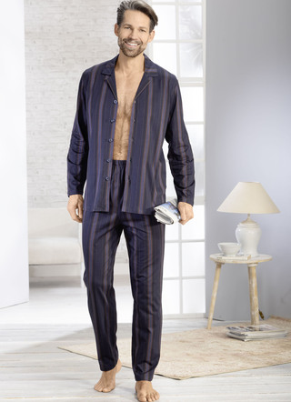 Pyjamas med knäppt topp