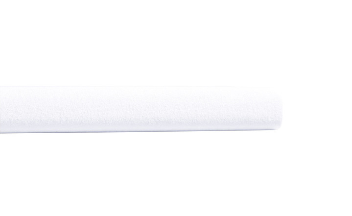 Irisette - Fluffiga jerseylakan av bomull, i storlek 133 (1 överdragslakan, 90-100/200 cm) till 232 (1 lakan, 220/260 cm), i färg WEISS Utsikt 1