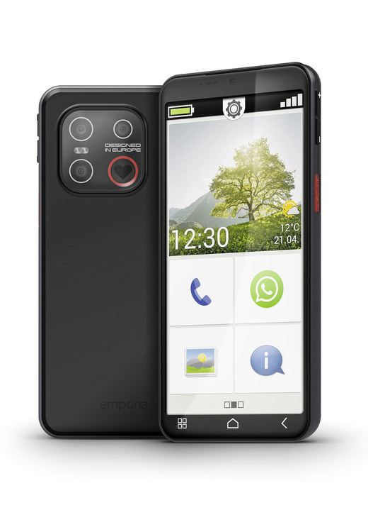 - SMART.7mini-smartphone, i färg SCHWARZ Utsikt 1