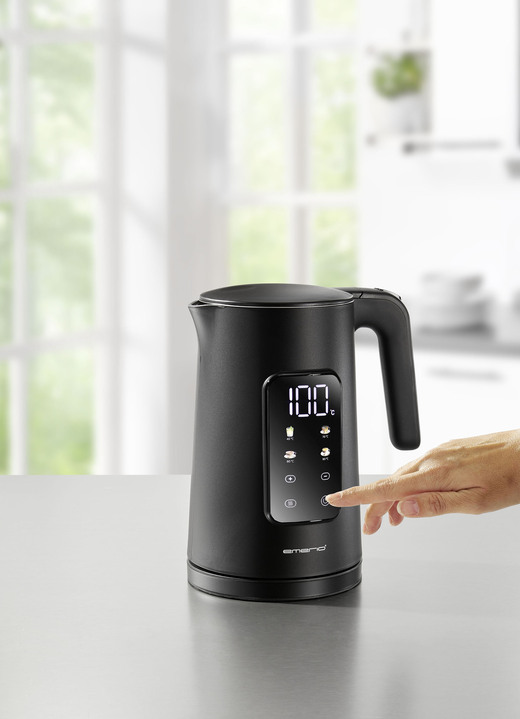 Kaffe & te - Vattenkokare, i färg SVART