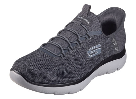 SKECHERS, herrsneakers, med gjuten slip-in-hälplatta