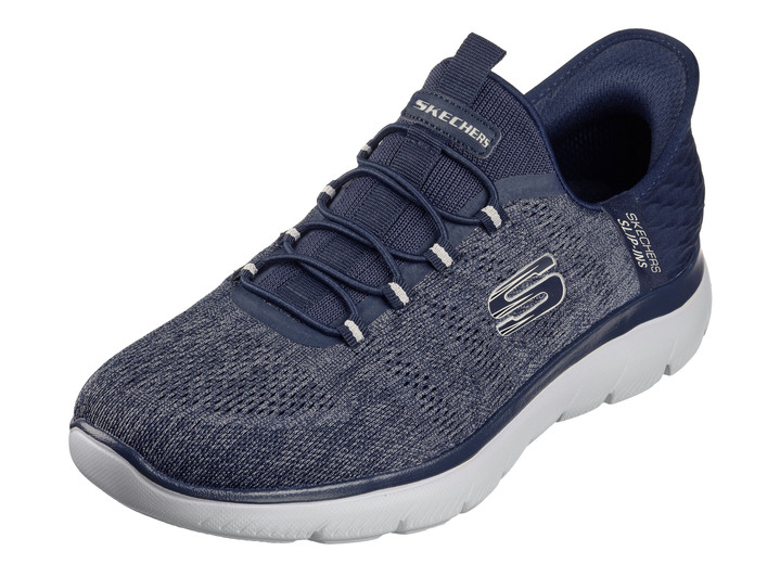 Loafers & snörskor - SKECHERS, herrsneakers, med gjuten slip-in-hälplatta, i storlek 040 till 048, i färg MARINE Utsikt 1