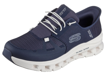 SKECHERS, herrsneakers, med gjuten slip-in-hälplatta