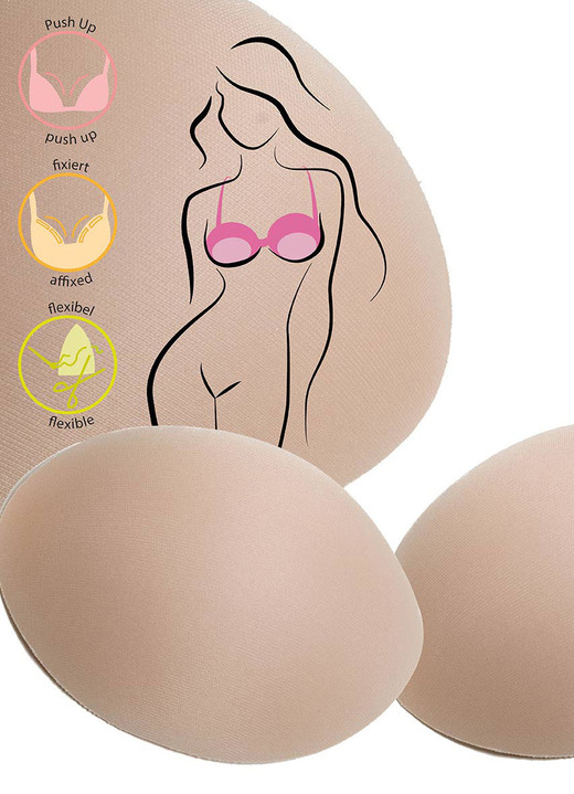 Mjuk-bh - Miss Perfect Wow 2 Go One Size Up BH-inlägg, i färg PUDER Utsikt 1