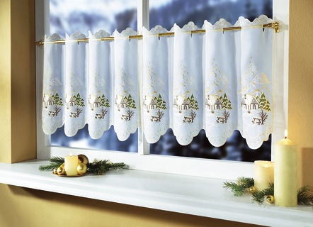 Kort blind med vacker juldesign