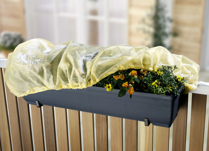 Blomkrukor & planteringskärl - Flower box huvar, set om 2, i färg GUL Utsikt 1