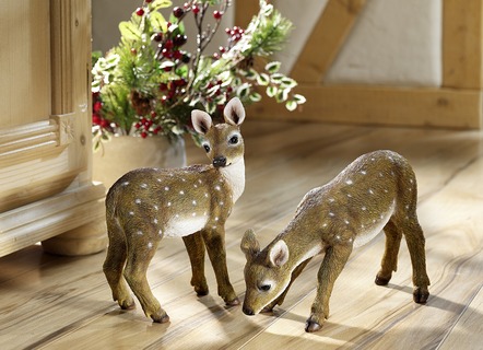 Fawn målad för hand