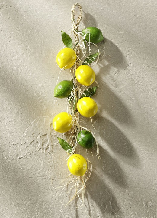 Presentidéer - Citron/lime fläta för upphängning, i färg GULGRÖN
