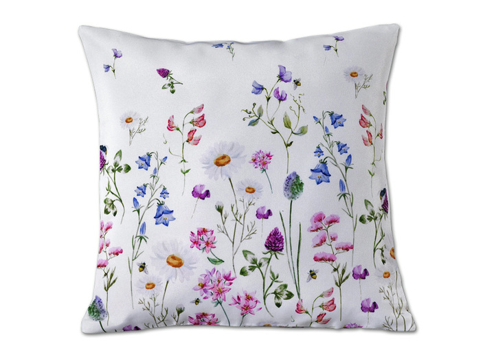 Heminredning - Bord och rum dekoration med äng blomma design, i storlek 110 (löpare, 40x 90 cm) till 404 (örngott, 40x 40 cm), i färg  Utsikt 1