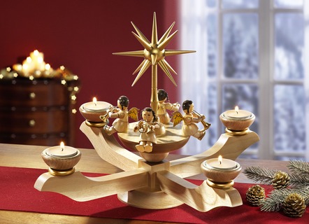 Högkvalitativ handgjord adventskrona