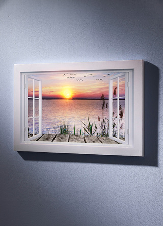 Batteridriven LED-bild