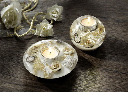 Dreamlight handblåst glas värmeljushållare