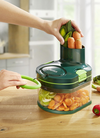 Genius Nicer Dicer Pegasus för rivning och skärning utan el