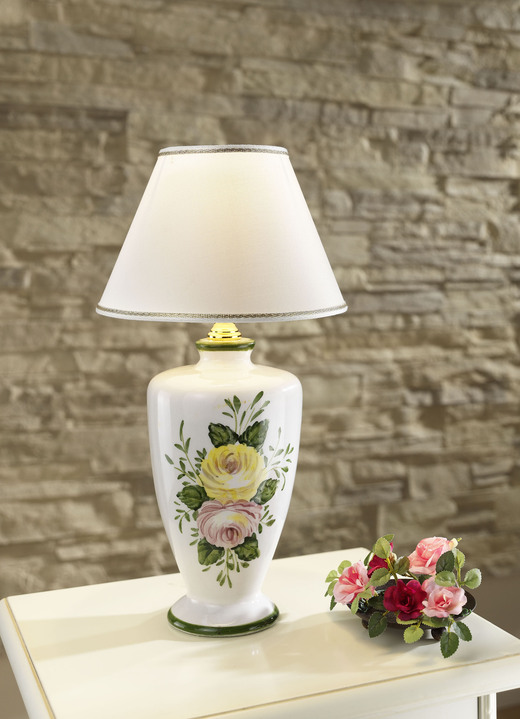 Lampor & armaturer - Dekorativ bordslampa, i färg VIT