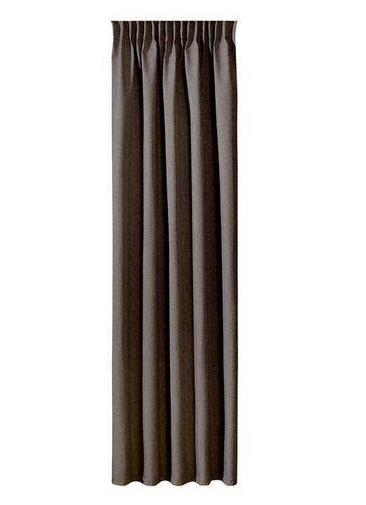 Klassisk - Energisnåla mörkläggningssjalar, i storlek 364 (H145xW135 cm) till 464 (H245xW270 cm), i färg BRUN, I utförande Multifunktionell tejp Utsikt 1