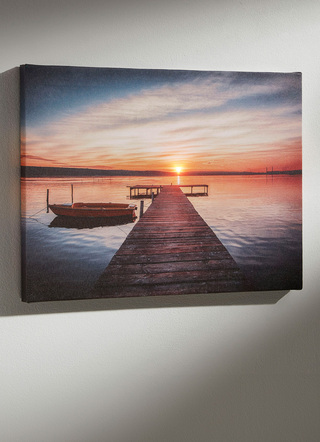 LED canvas bild