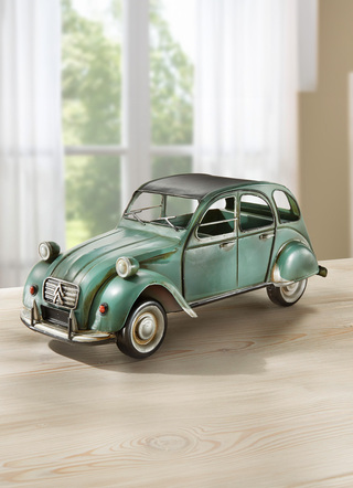 Samlarmodell Citroen 2CV av plåt