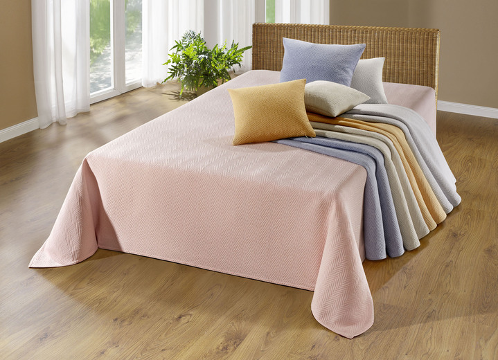 Prydnadskuddar & överdrag - Fantastiskt överkast, i storlek 873 (för enkelsäng, 140x210 cm) till 924 (örngott, 50x 50 cm), i färg ROSA Utsikt 1