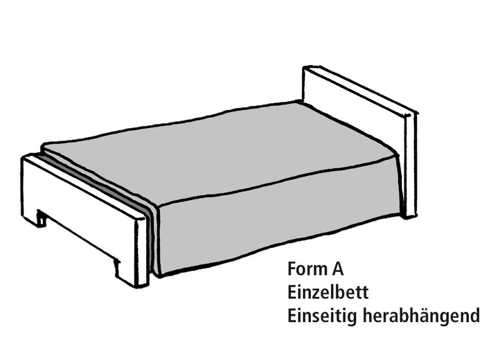 Prydnadskuddar & överdrag - Genomarbetat quiltat överkast med bandkant, i storlek 873 (enkelsäng, 135x210 cm) till 920 (2 örngott, 40x 40 cm), i färg GRÅVIT Utsikt 1