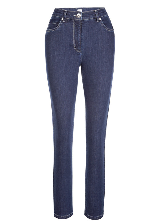 - Jeans i 5-ficksmodell, i storlek 019 till 052, i färg JEANS BLÅ Utsikt 1