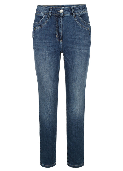 - Jeans med trendig tvätt, i storlek 019 till 052, i färg BLAU Utsikt 1