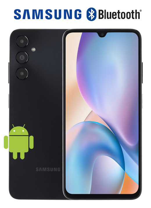 - Smartphone Samsung Galaxy A05s, i färg SCHWARZ Utsikt 1