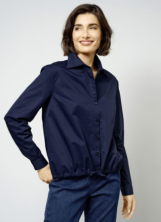 Blus i bomull