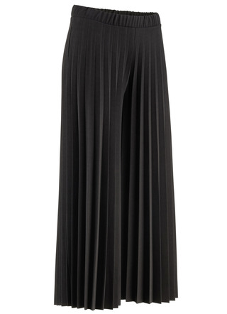 Culottes med veckade veck