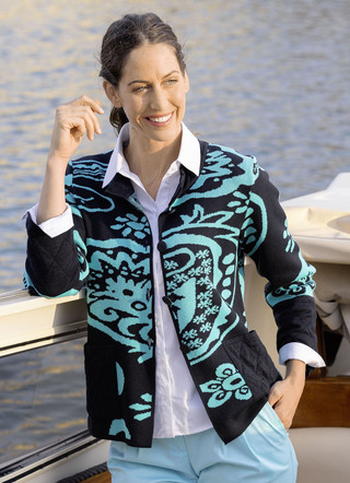 cardigan i jacquarddesign
