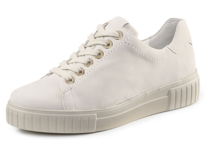 Damskor - ELENA EDEN sneakers i nubuckläder, i storlek 3 1/2 till 8, i färg ECRU Utsikt 1