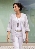 Kofta med blandade m&ouml;nster i v&aring;gdesign 