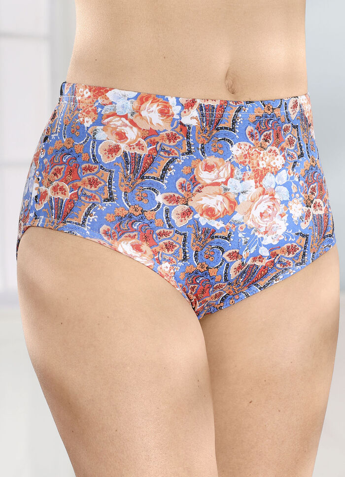 Paket med fem trosor med f&auml;rgglad tryckdesign 